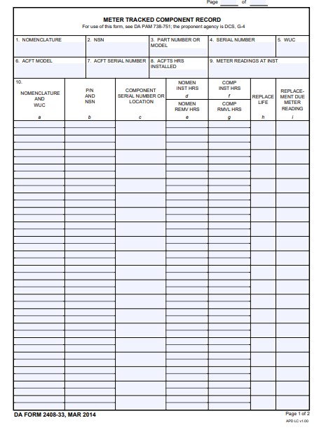 Download da form 2408-33