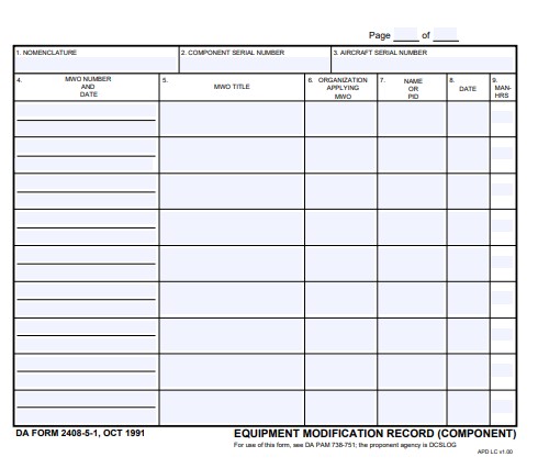 Download da form 2408-5-1