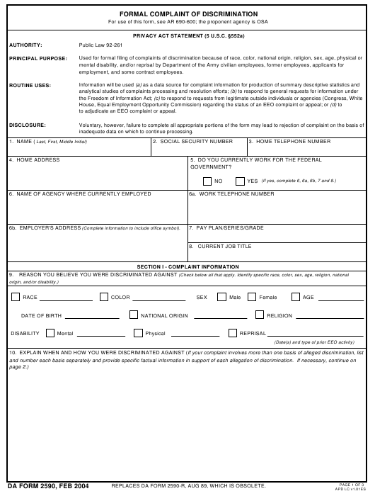 Download da form 2590