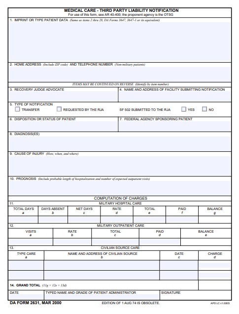 Download da form 2631