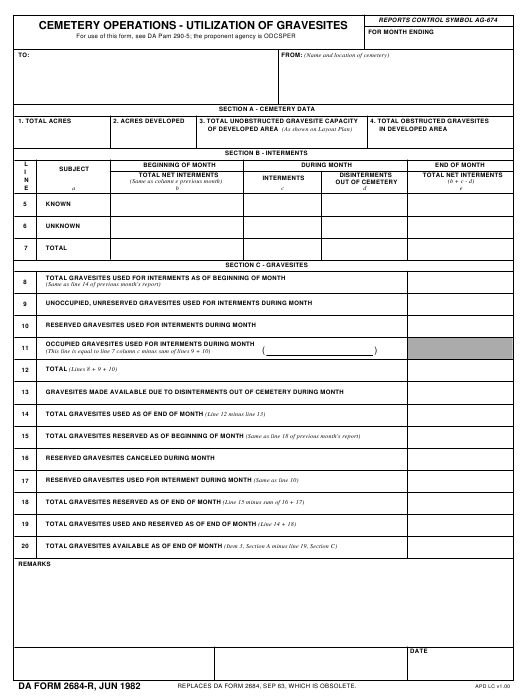 Download da form 2684-R