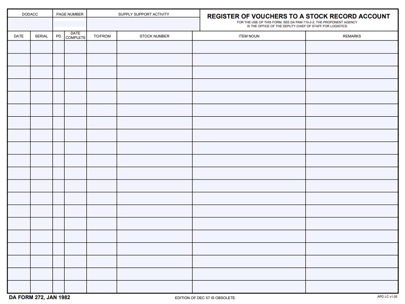 Download da form 272