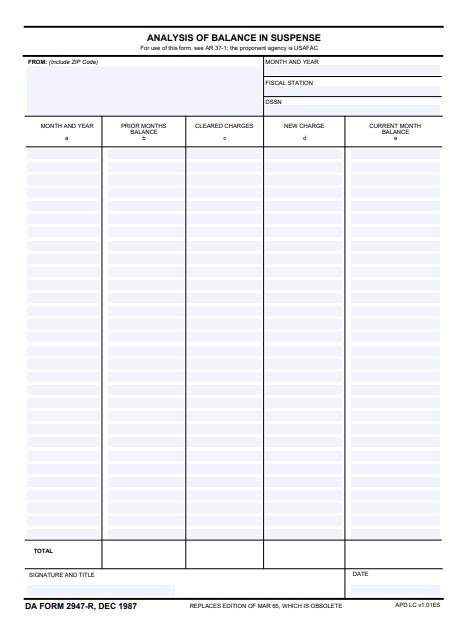 Download da form 2947-R