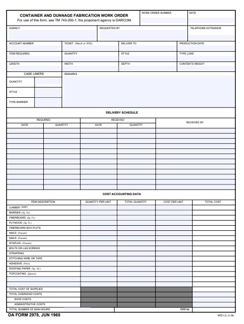 Download da form 2978