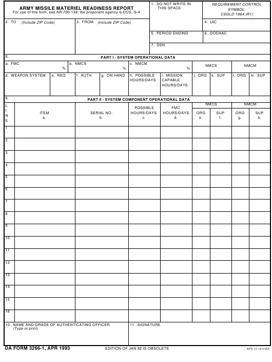 Download da form 3266-1