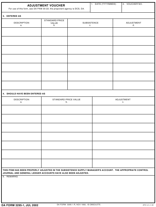 Download da form 3295-1