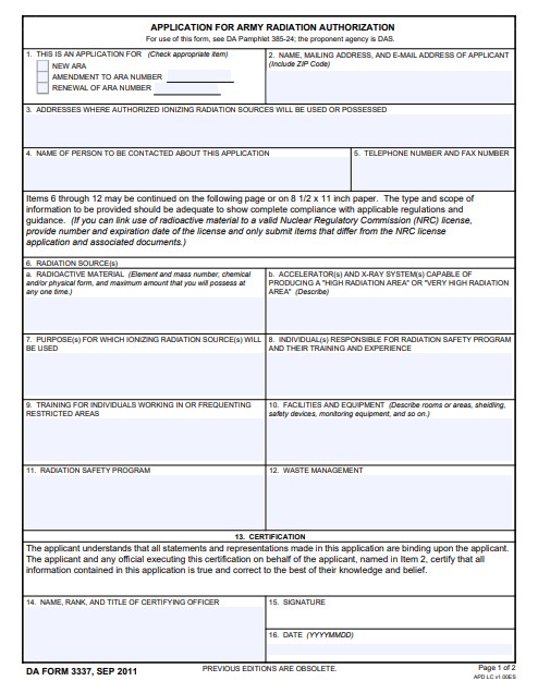 Download da form 3337