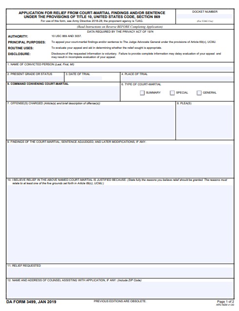 Download da form 3499