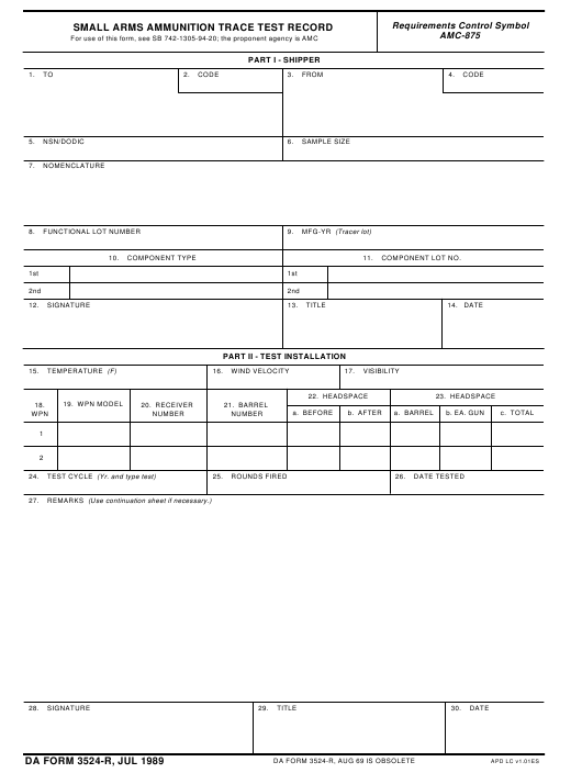 Download da form 3524-R