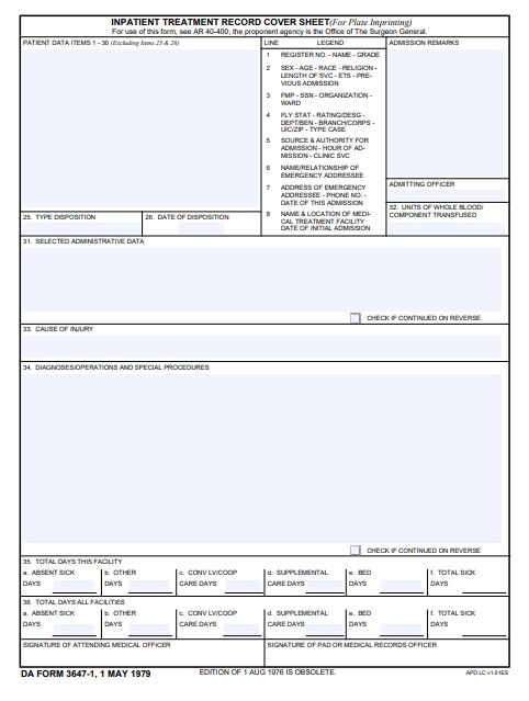 Download da form 3647-1