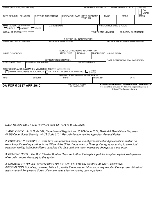 Download da form 3887