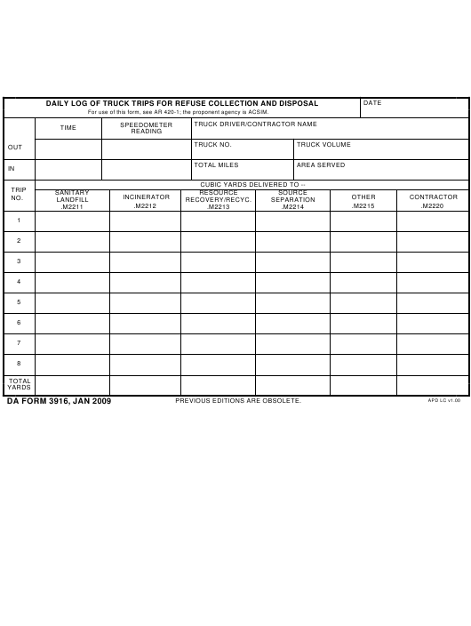 Download da form 3916