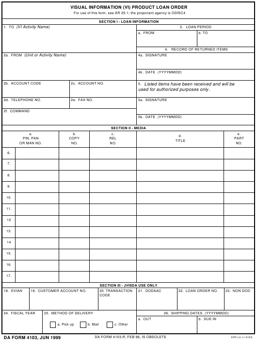 Download da form 4103