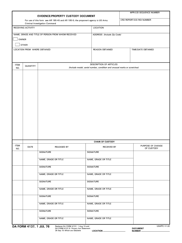 Download da form 4137