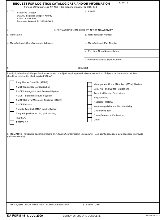 Download da form 4511