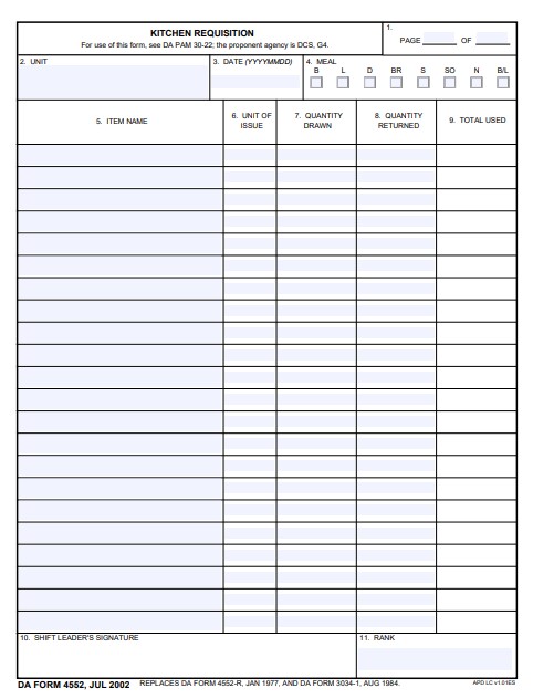 Download da form 4552