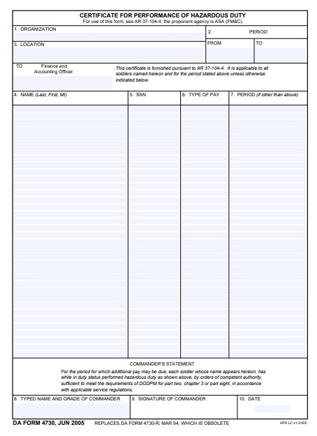 Download da form 4730