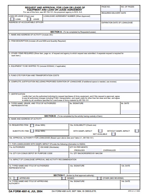 Download da form 4881-6