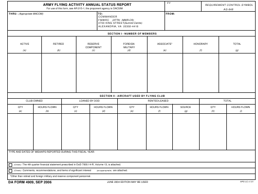 Download da form 4909