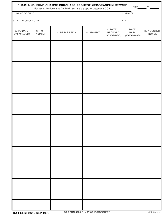 Download da form 4923