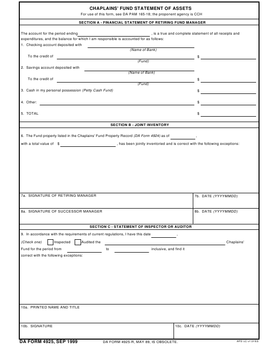 Download da form 4925