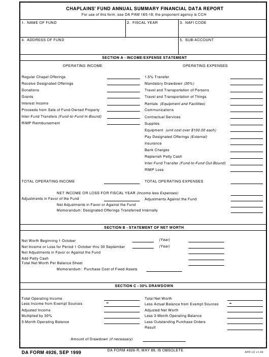 Download da form 4926