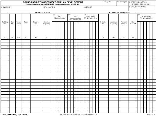 Download da form 4945