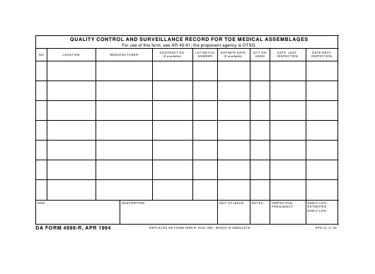 Download da form 4998-R