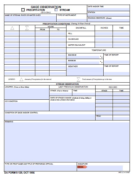 Download da form 5-129