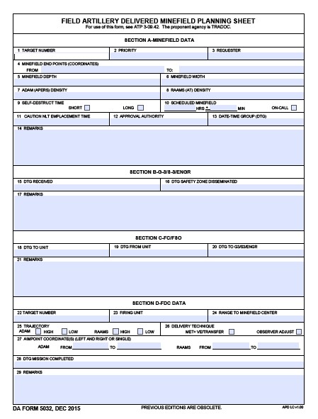 Download da form 5032