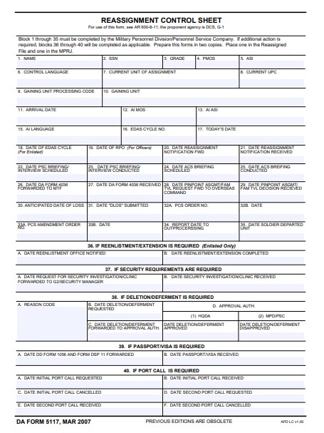 Download da form 5117