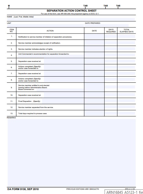 Download da form 5138