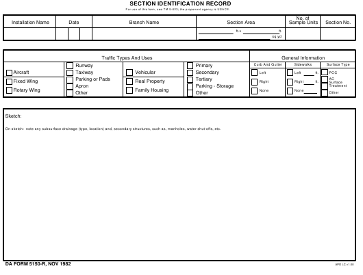 Download da form 5150-R