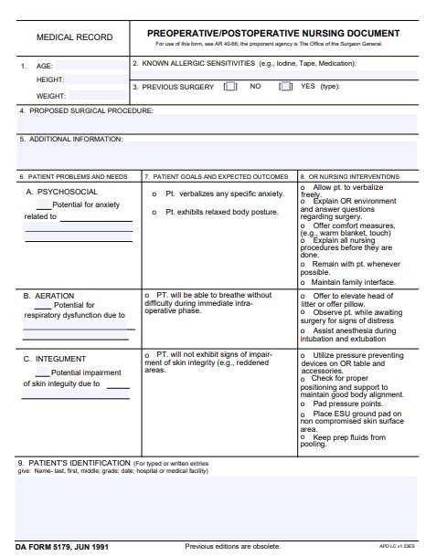 Download da form 5179