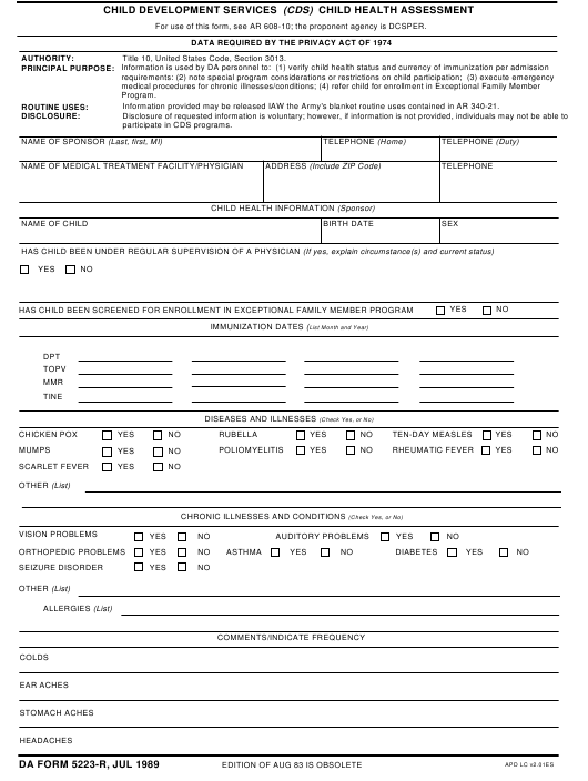 Download da form 5223-R