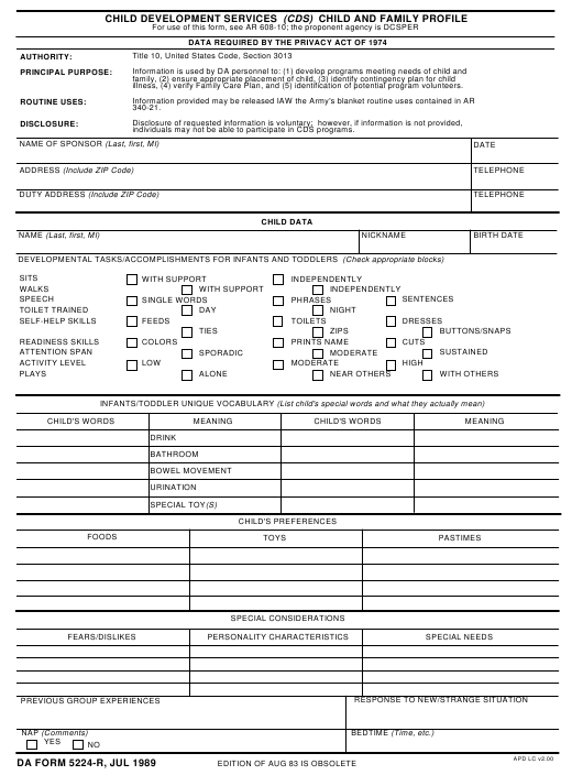 Download da form 5224-R