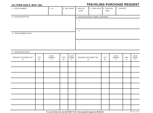 Download da form 5289-R