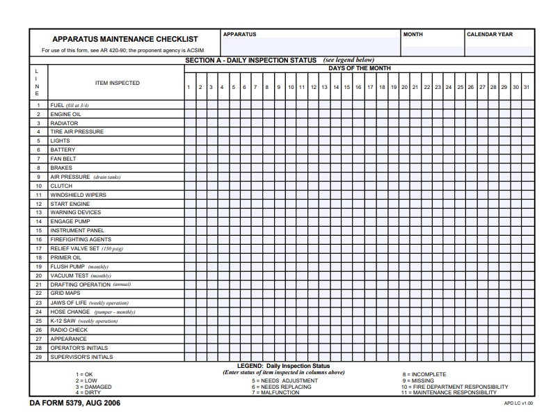 Download da form 5379