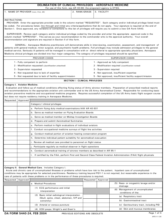 Download da form 5440-24