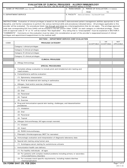 Download da form 5441-29