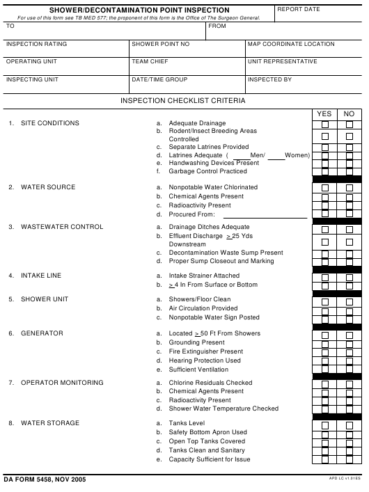 Download da form 5458