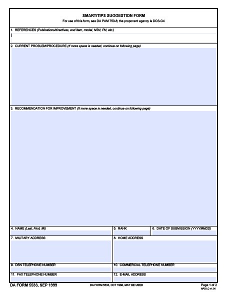 Download da form 5533