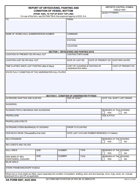 Download da form 5587