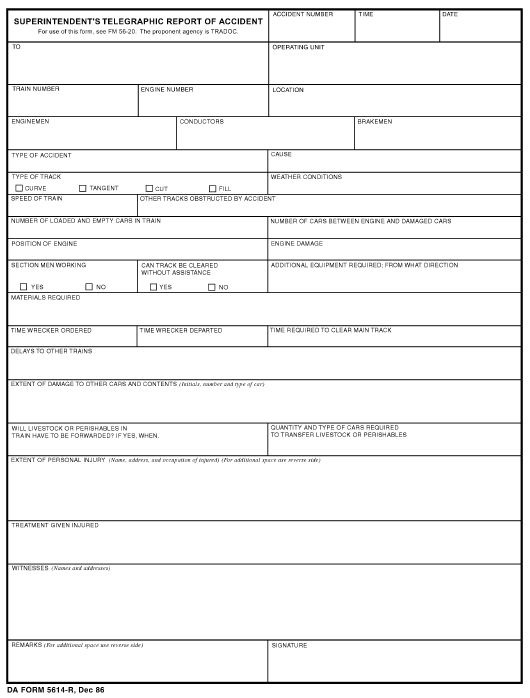 Download da form 5614-R