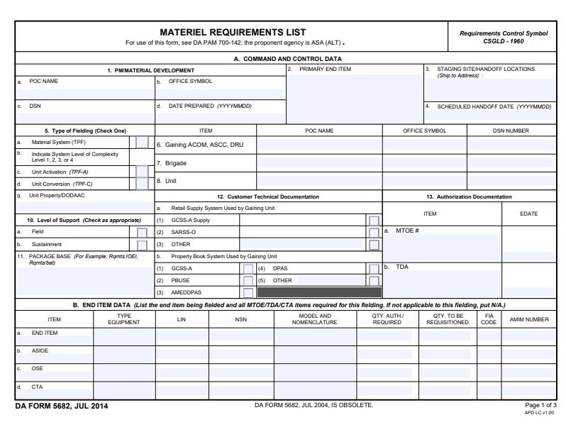 Download da form 5682