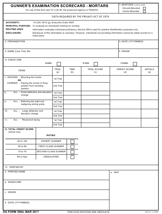 Download da form 5964