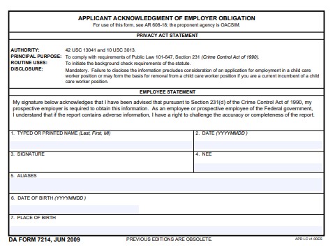 Download da form 7214