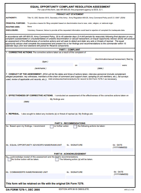 Download da form 7279-1