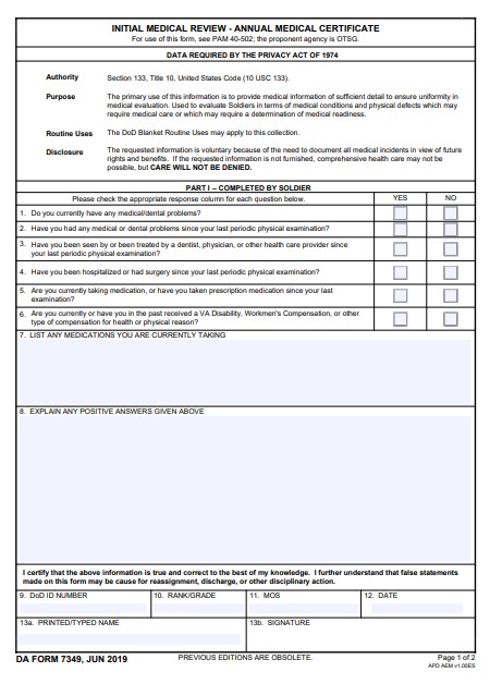 Download da form 7349