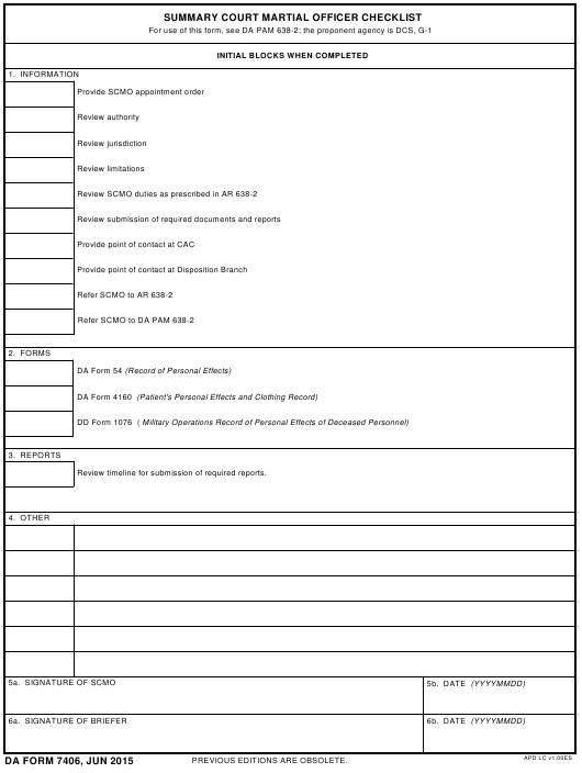 Download da form 7406